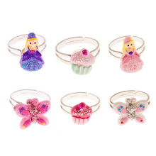 Load image into Gallery viewer, Great Pretenders Princess Cupcake Butterfly Rings
