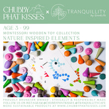 Load image into Gallery viewer, NATURE INSPIRED ELEMENTS CPK x Tranquillity Cafe Montessori Wooden Toy Collection