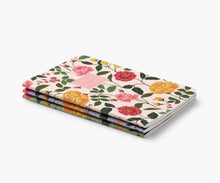 Load image into Gallery viewer, Rifle Paper Co. Assorted Set of 3 Roses Notebooks