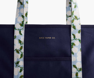 Rifle Paper Co. Hydrangea Canvas Carry All