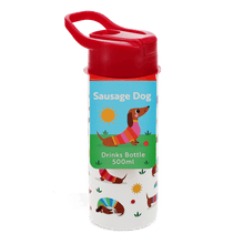 Load image into Gallery viewer, Rex London - Stainless Steel Bottle 500ml Sunny Sausage