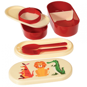 Rex London Children's bento box - Colourful Creature