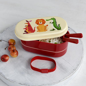 Rex London Children's bento box - Colourful Creature