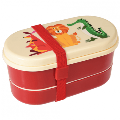 Rex London Children's bento box - Colourful Creature