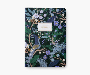 Rifle Paper Co. Stitched Notebook Set (Peacock)