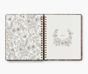 Rifle Paper Co. 2024 17-Month Large Planner (Peacock)