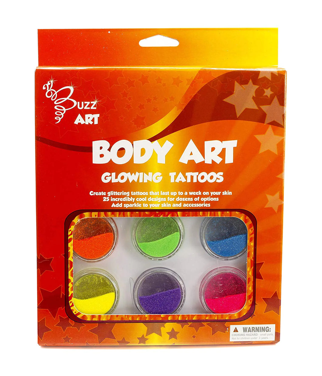 Buzz Art Body Art Tattoos (Glow)