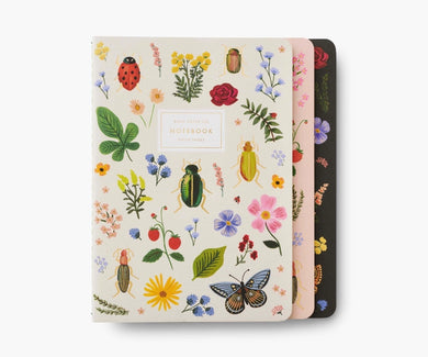 Rifle Paper Co. Assorted Set of 3 Curio Notebooks