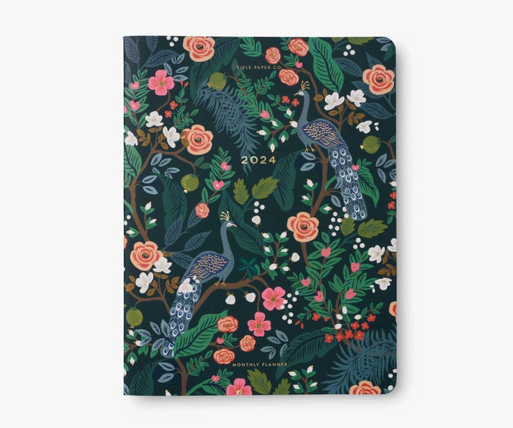 Rifle Paper Co. 2024 Peacock Appointment Notebook