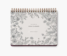 Load image into Gallery viewer, Rifle Paper Co. 2024 Blossom 12-Month Top Spiral Planner