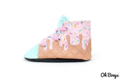 Oh Boeys Strawberry Ice Cream Lace Up Shoes