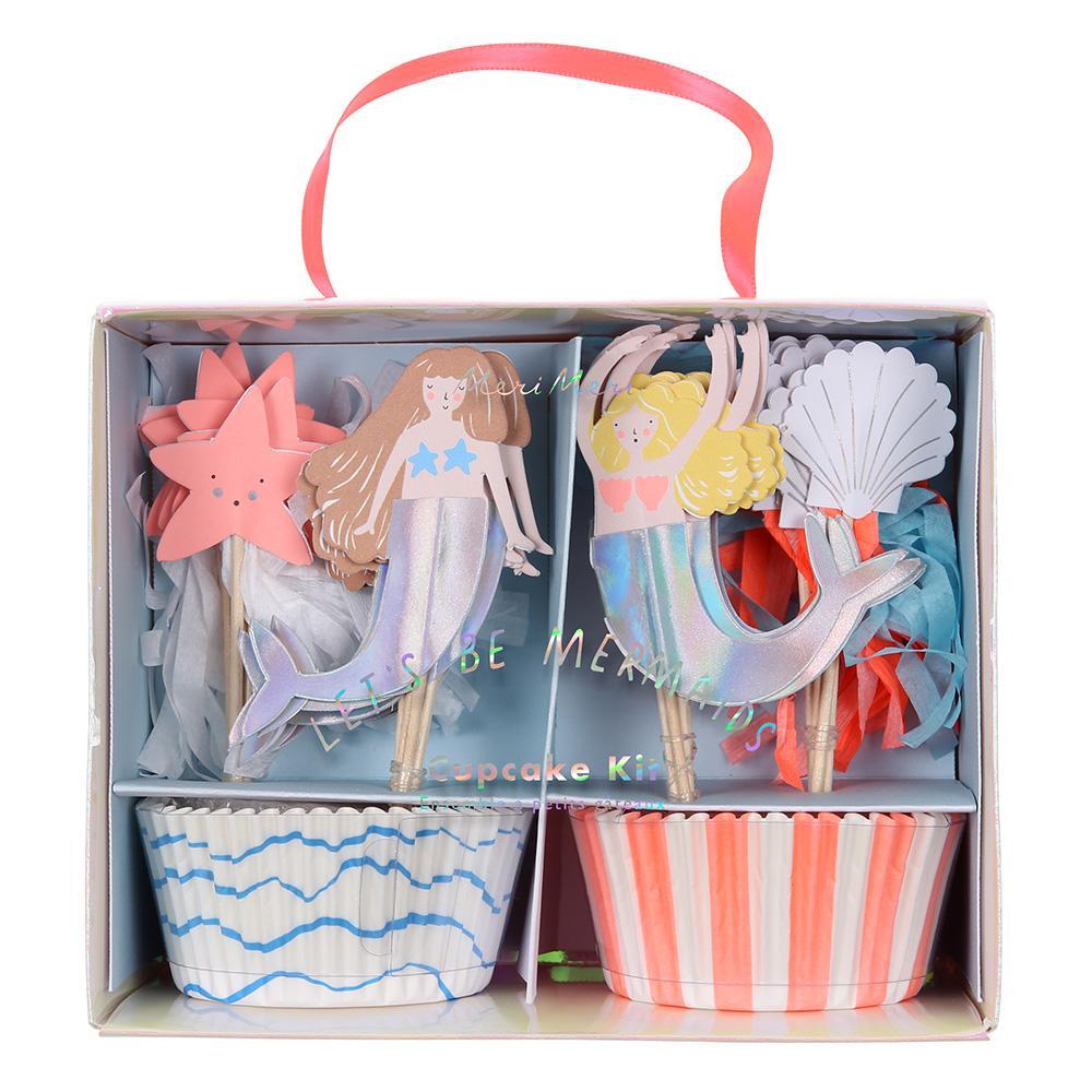 Lets be mermaids cupcake kit