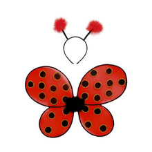 Load image into Gallery viewer, Great Pretenders Ladybug Wings/Headband