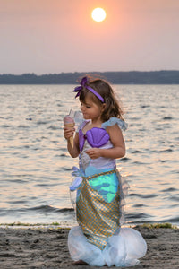 Great Pretenders Mermaid Dress & Headband (Lilac)
