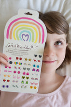 Load image into Gallery viewer, Great Pretenders Rainbow Love Sticker Earrings