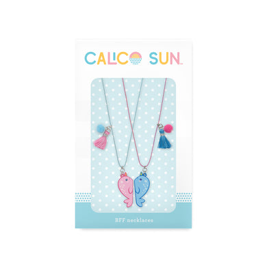 Calico Kourtney Necklace - Narwhal BFF