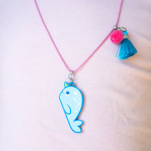 Load image into Gallery viewer, Calico Kourtney Necklace - Narwhal BFF