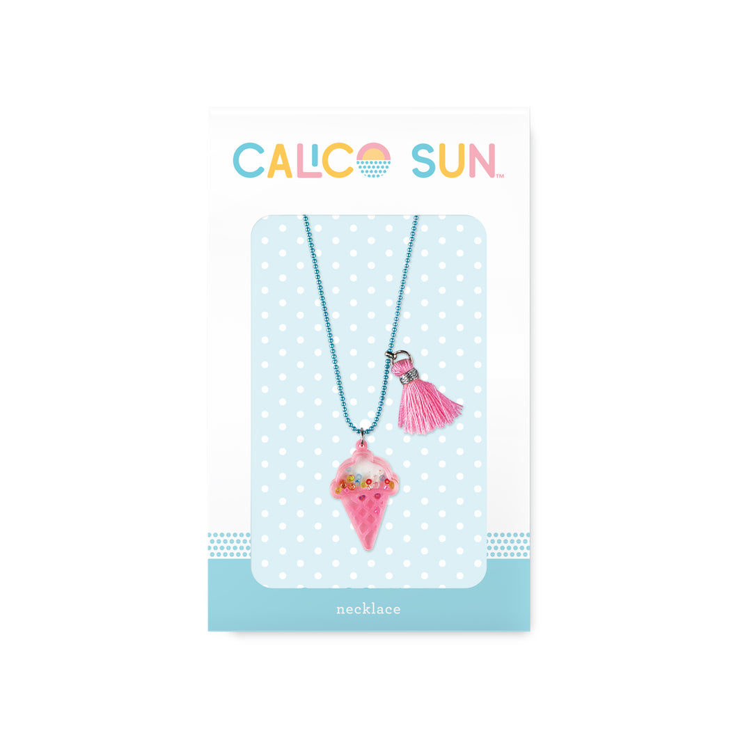 Calico Charlie Necklace - Ice Cream