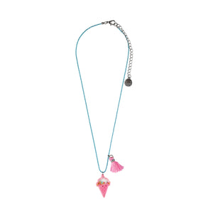 Calico Charlie Necklace - Ice Cream