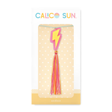 Calico Alexa Necklace - Lightning Bolt
