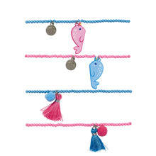 Load image into Gallery viewer, Calico Kourtney Bracelets - Narwhal BFF