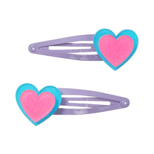 Load image into Gallery viewer, Calico Alexa Hair Clips - Heart