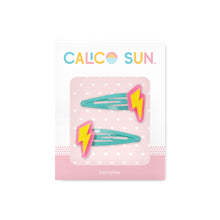 Load image into Gallery viewer, Calico Alexa Hair Clips - Lightning Bolt