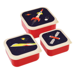 Rex London Space Age Snack Boxes (set Of 3)