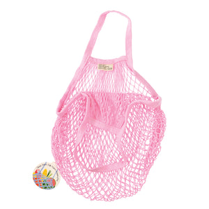 Rex London Baby Pink Organic Cotton Net Bag
