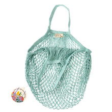 Load image into Gallery viewer, Rex London Duck Egg Blue Organic Cotton Net Bag
