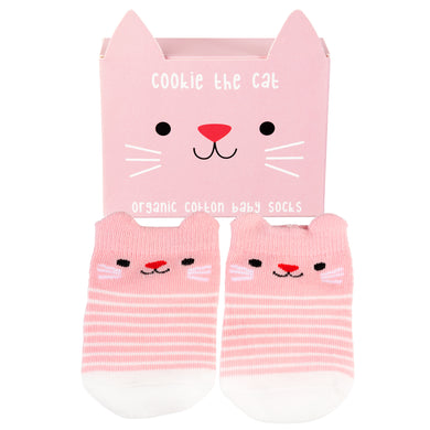 Rex London Cookie The Cat Socks (one Pair)