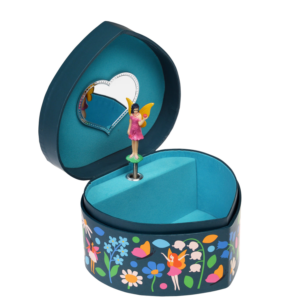 Rex London Fairies In The Garden Heart Jewellery Box