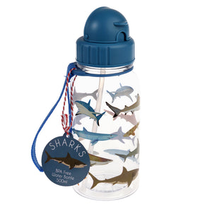 Rex London Sharks Kids Water Bottle
