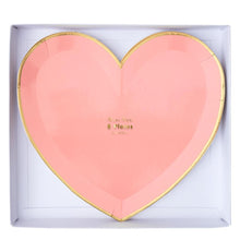 Load image into Gallery viewer, Meri Meri Pastel Palette Heart Large Plates