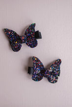Load image into Gallery viewer, Great Pretenders Rockstar Butterfly Hairclips (2pcs)