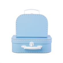 Load image into Gallery viewer, Sass and Belle Pastel Blue Suitcases - Set of 2