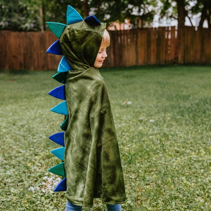 Great Pretenders Dragon Cape with Claws Green