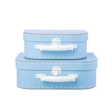 Load image into Gallery viewer, Sass and Belle Pastel Blue Suitcases - Set of 2