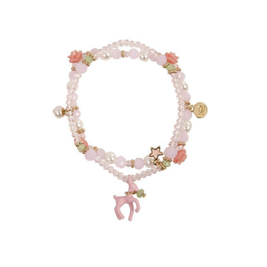 Great Pretenders Rose Deer Charm Bracelet