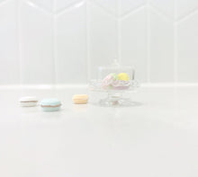Load image into Gallery viewer, My Wee Fairy Door Cake Stand with Macarons