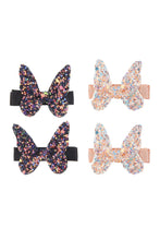 Load image into Gallery viewer, Great Pretenders Rockstar Butterfly Hairclips (2pcs)