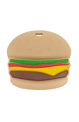 Loulou Lollipop - Silicone Teether Single - Burger