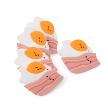 Load image into Gallery viewer, Loulou Lollipop Bacon And Egg Teether Set