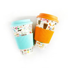 Load image into Gallery viewer, The Little Drom Store Bamboo Fibre Cup Kopi and Teh