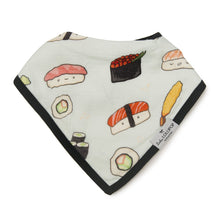 Load image into Gallery viewer, Loulou Lollipop Bandana Bib Set - Sushi Taco