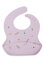 Load image into Gallery viewer, Loulou Lollipop Silicone Bib Printed - Butterfly