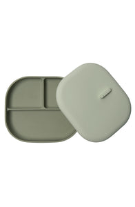 Loulou Lollipop - Divided Plate With Lid - Sage
