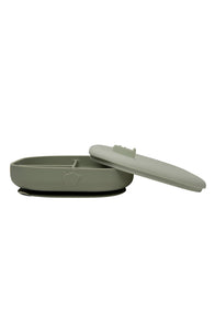 Loulou Lollipop - Divided Plate With Lid - Sage