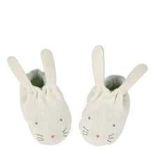 Load image into Gallery viewer, Meri Meri Mint Bunny Baby Booties