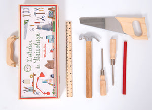 Moulin Roty Petite valise bricolage 6 outils